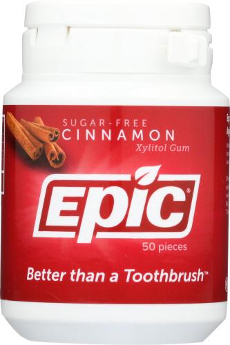 Epic Dental Gum Cinnamon Xylitol 50Pc - 50 Pc (1 Units)