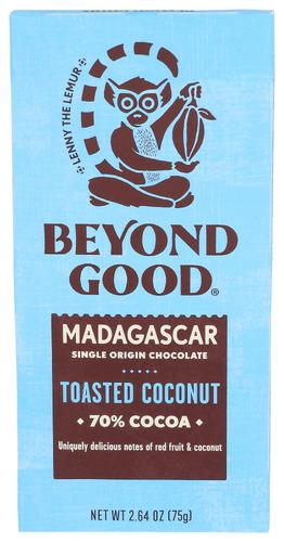 Beyond Good Chocolate Bar Tstd Coconut Mdgasc - 2.64 Oz (10 Units)
