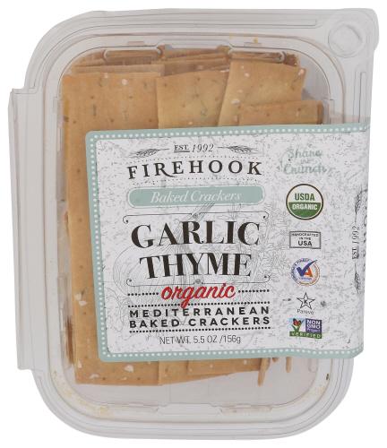 Firehook Cracker Garlic Thyme Snck - 5.5 Oz (8 Units)