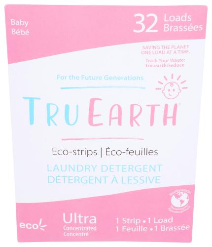 Tru Earth Detergent Laundry Baby - 32 Ct (12 Units)