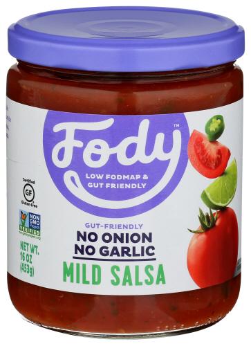 Fody Food Co Salsa Mild Low Fodmap - 16 Oz