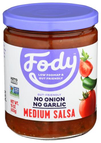 Fody Food Co Salsa Med Low Fodmap - 16 Oz