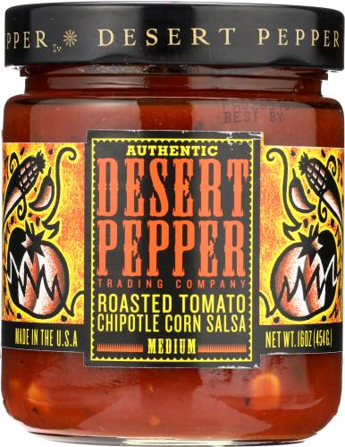 Desert Pepper Salsa Roasted Tmo Chipotle - 16 Oz