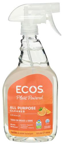 Ecos House Hold Clng All Prps Orange - 22 Oz