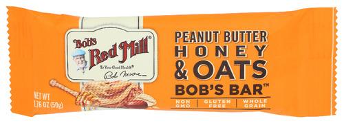 Bobs Red Mill Bar Oat Peanut Butter Honey - 1.76 Oz